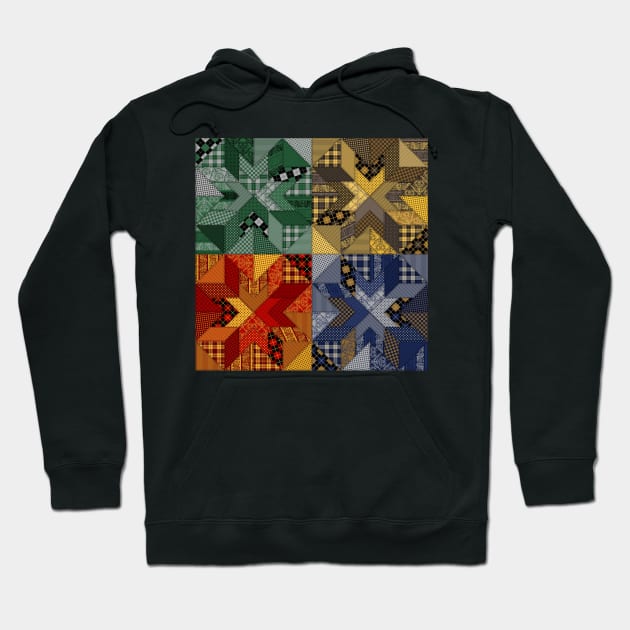 Common Rooms Quilt Hoodie by implexity